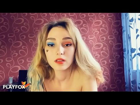 ❤️ 神奇的虛擬現實眼鏡讓我和哈莉奎恩發生性關係 ❌ 色情視頻 在我們 ☑
